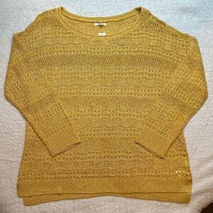 Maurices Golden/Mustard Knit Sweater